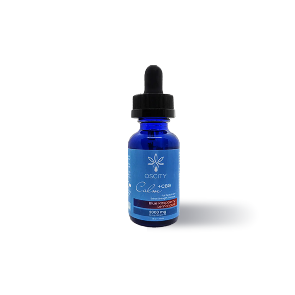 Blue Raspberry Calm Tincture CBD+CBG
